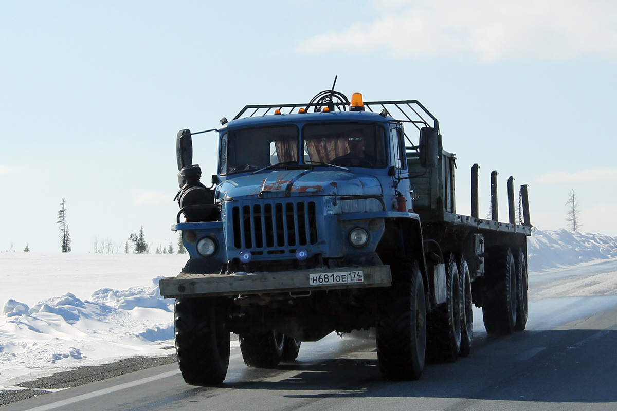 Челябинская область, № Н 681 ОЕ 174 — Урал-4420