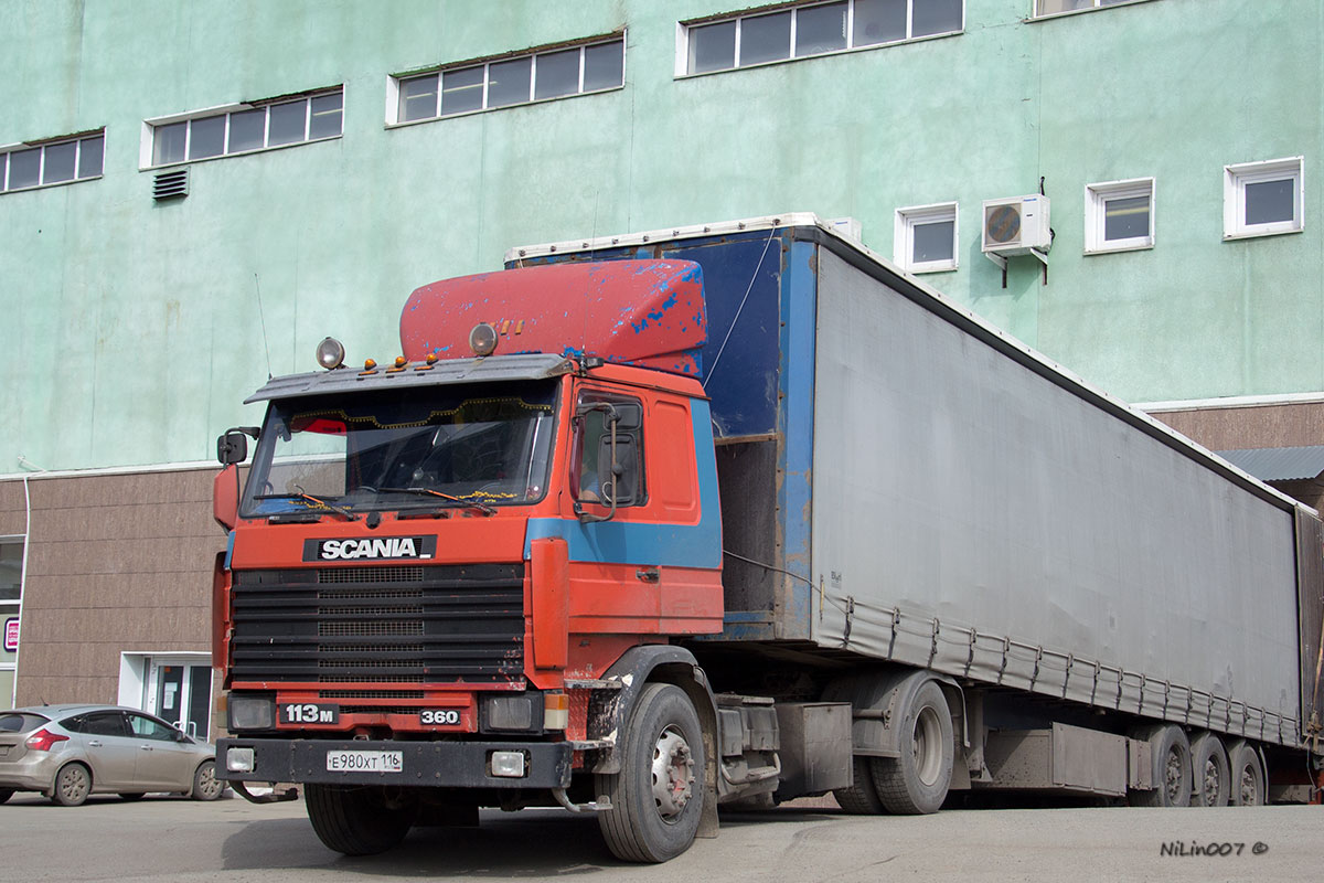 Татарстан, № Е 980 ХТ 116 — Scania (II) R113M