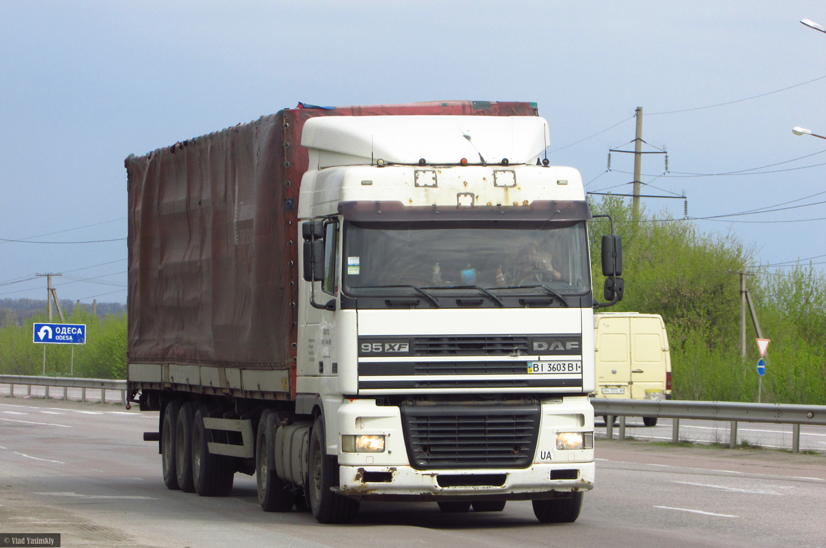 Полтавская область, № ВІ 3603 ВІ — DAF 95XF FT