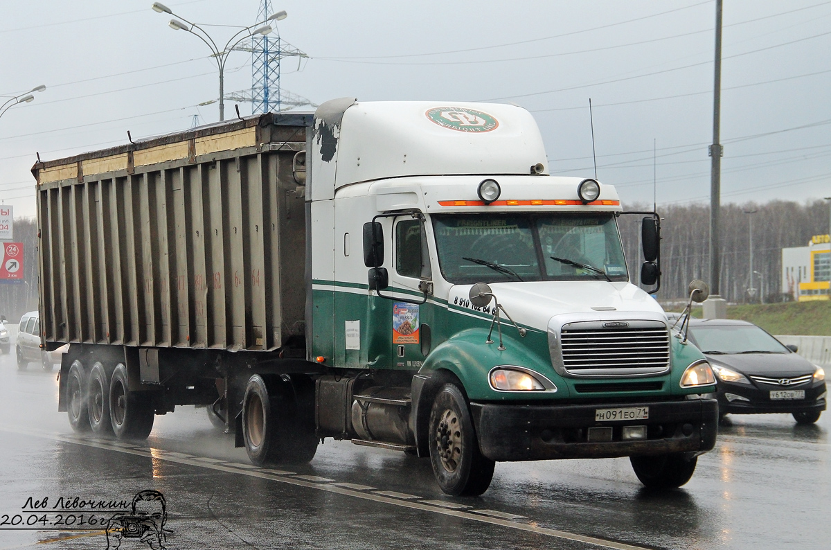 Тульская область, № Н 091 ЕО 71 — Freightliner Columbia