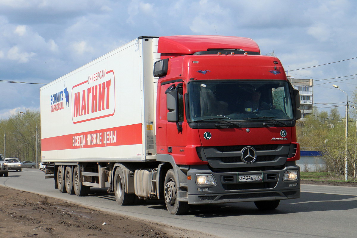 Новгородская область, № А 434 ЕК 37 — Mercedes-Benz Actros ('2009) 1841