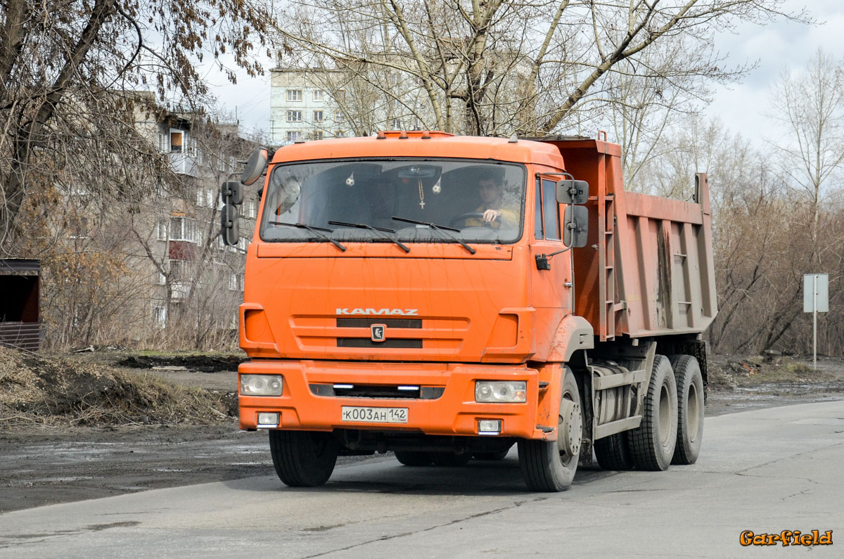 Кемеровская область, № К 003 АН 142 — КамАЗ-65115-N3