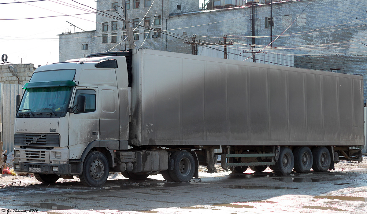 Челябинская область, № Х 024 НС 174 — Volvo ('1993) FH12.460