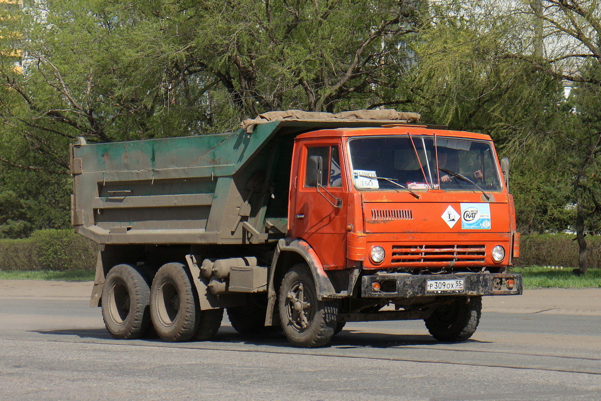 Омская область, № Р 309 ОХ 55 — КамАЗ-55111 [551110]