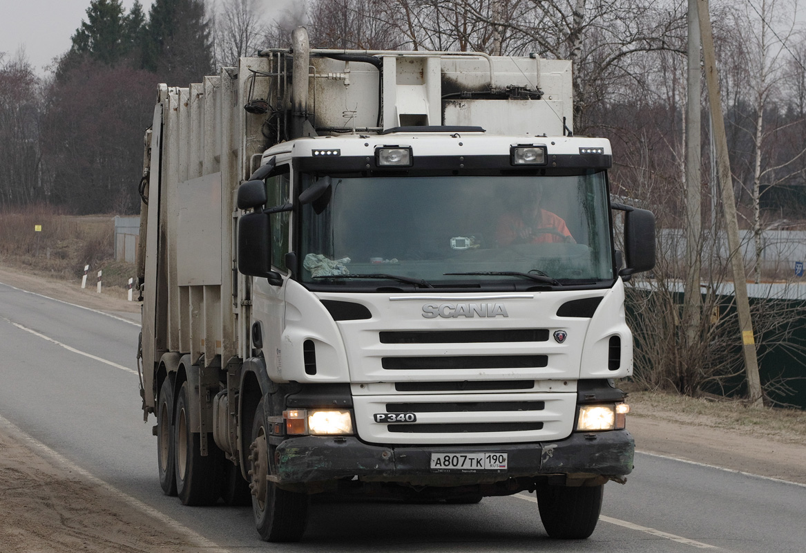 Московская область, № А 807 ТК 190 — Scania ('2004) P340