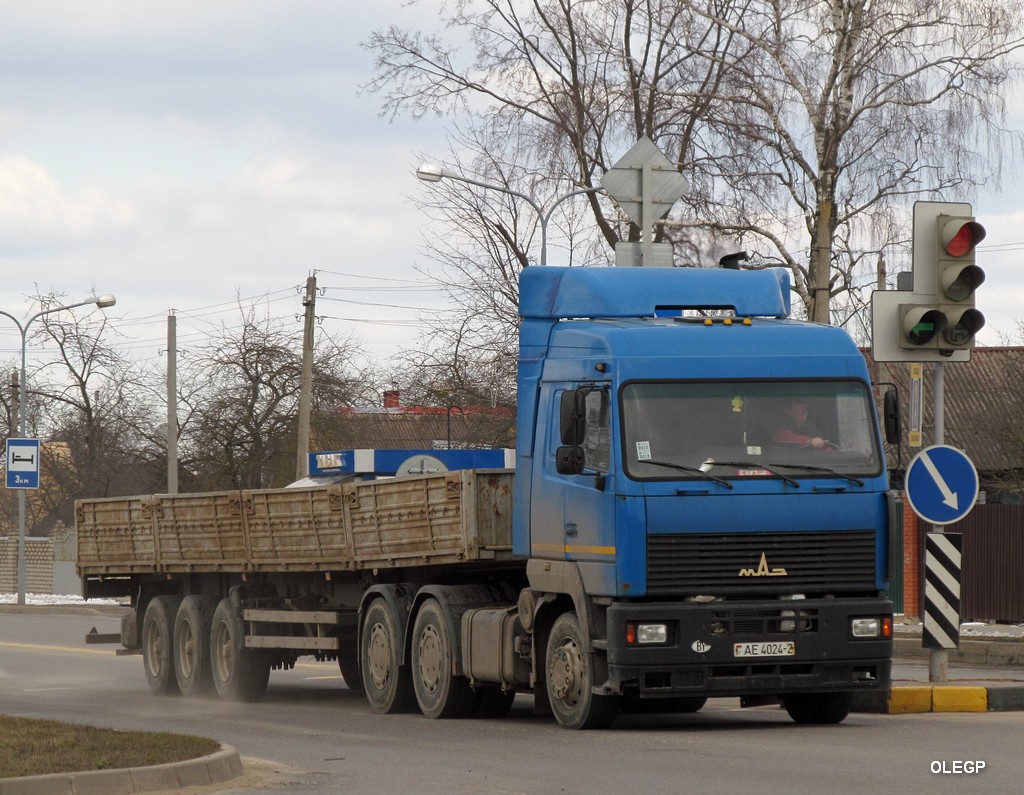 Витебская область, № АЕ 4024-2 — МАЗ-6430 (общая модель)