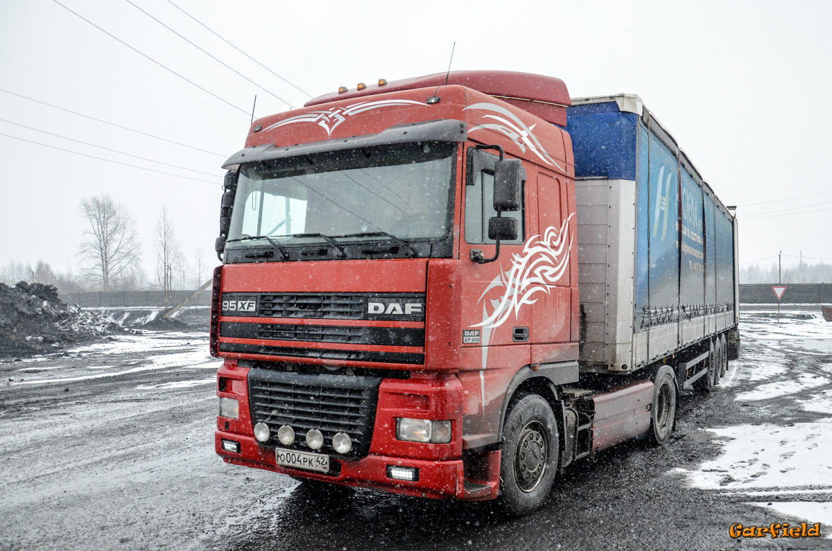 Кемеровская область, № О 004 РК 42 — DAF 95XF FT