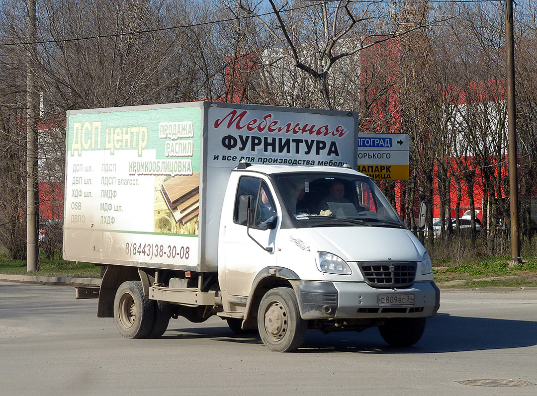 Волгоградская область, № С 809 ВС 34 — ГАЗ-33106 "Валдай"