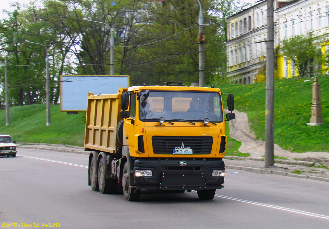 Сумская область, № ВМ 9852 ВС — МАЗ-6501 (общая модель)