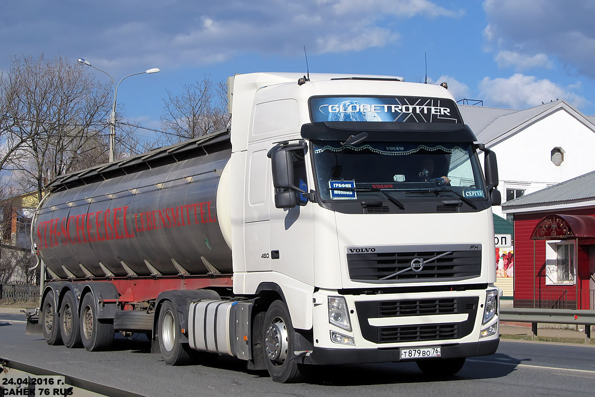 Ярославская область, № Т 879 ВО 76 — Volvo ('2008) FH.460