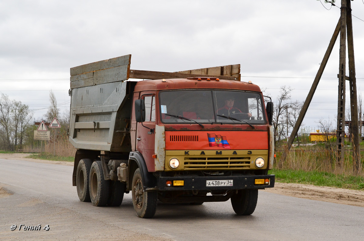 Волгоградская область, № А 438 РУ 34 — КамАЗ-55111 [551110]