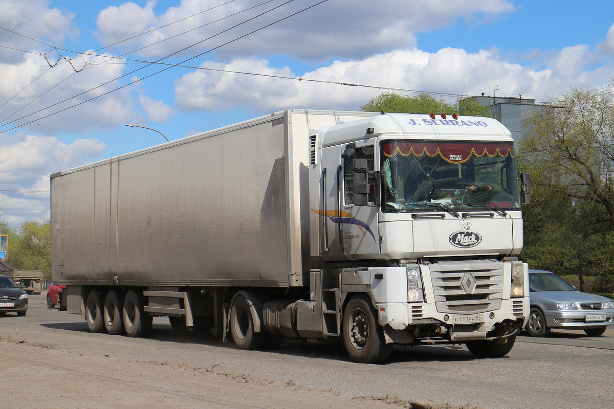 Омская область, № Н 111 РН 55 — Renault Magnum E-Tech ('2001)