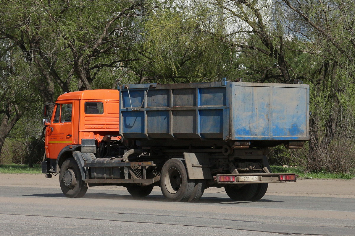 Омская область, № С 200 НУ 55 — КамАЗ-43253 (общая модель)