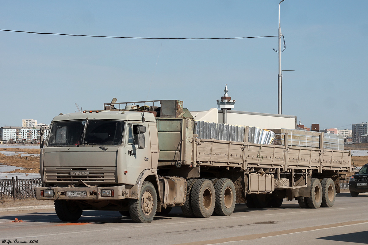 Саха (Якутия), № Е 721 ВР 14 — КамАЗ-54115 (общая модель)