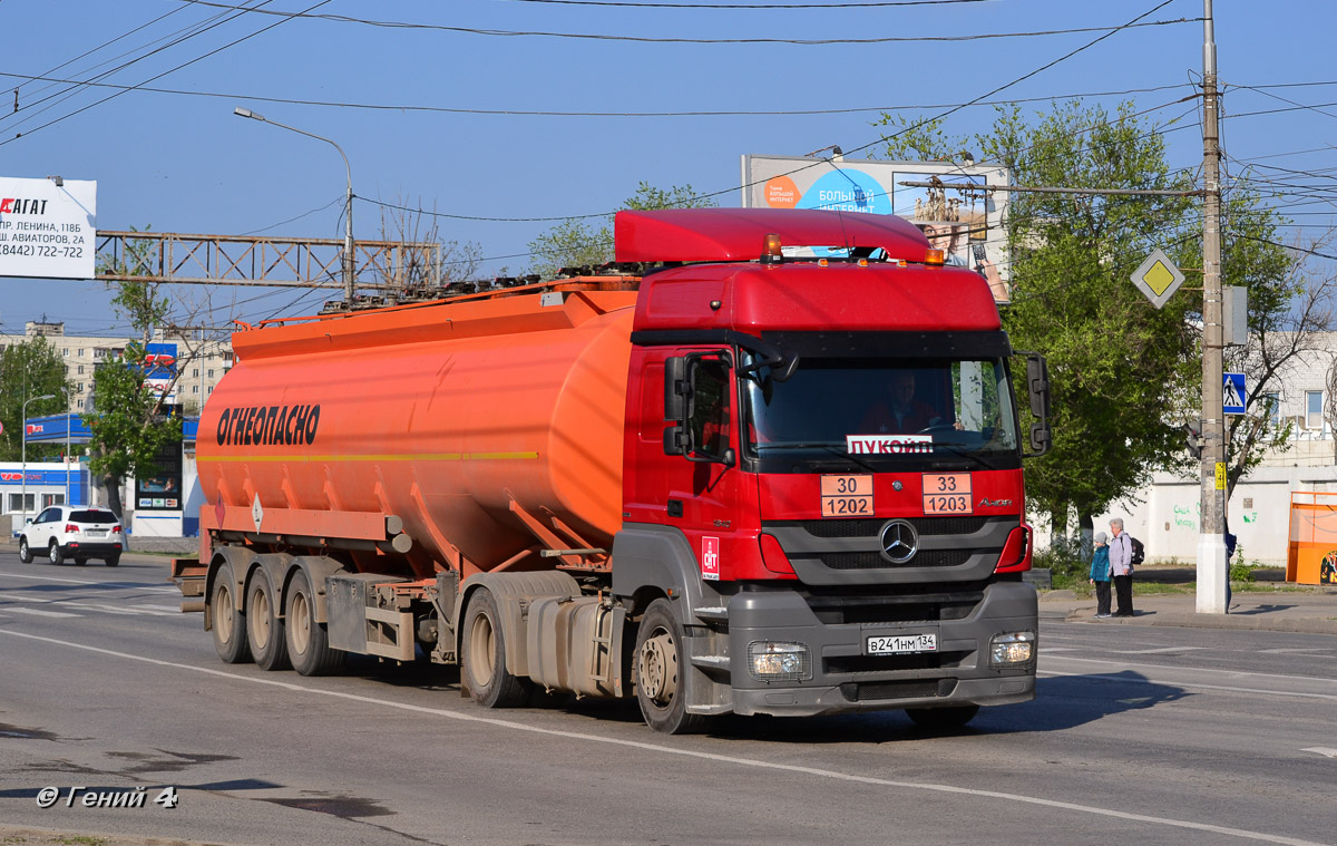 Волгоградская область, № В 241 НМ 134 — Mercedes-Benz Axor 1840 [Z9M]