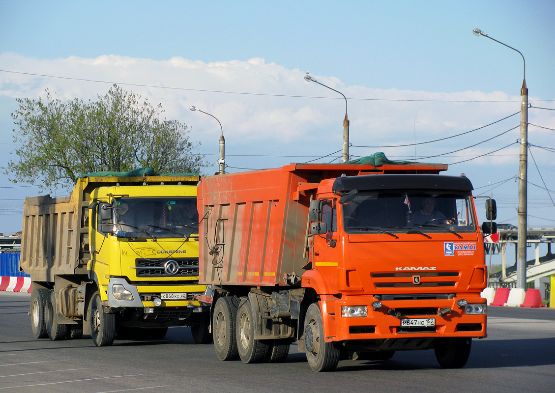 Нижегородская область, № М 647 НО 152 — КамАЗ-6520-63