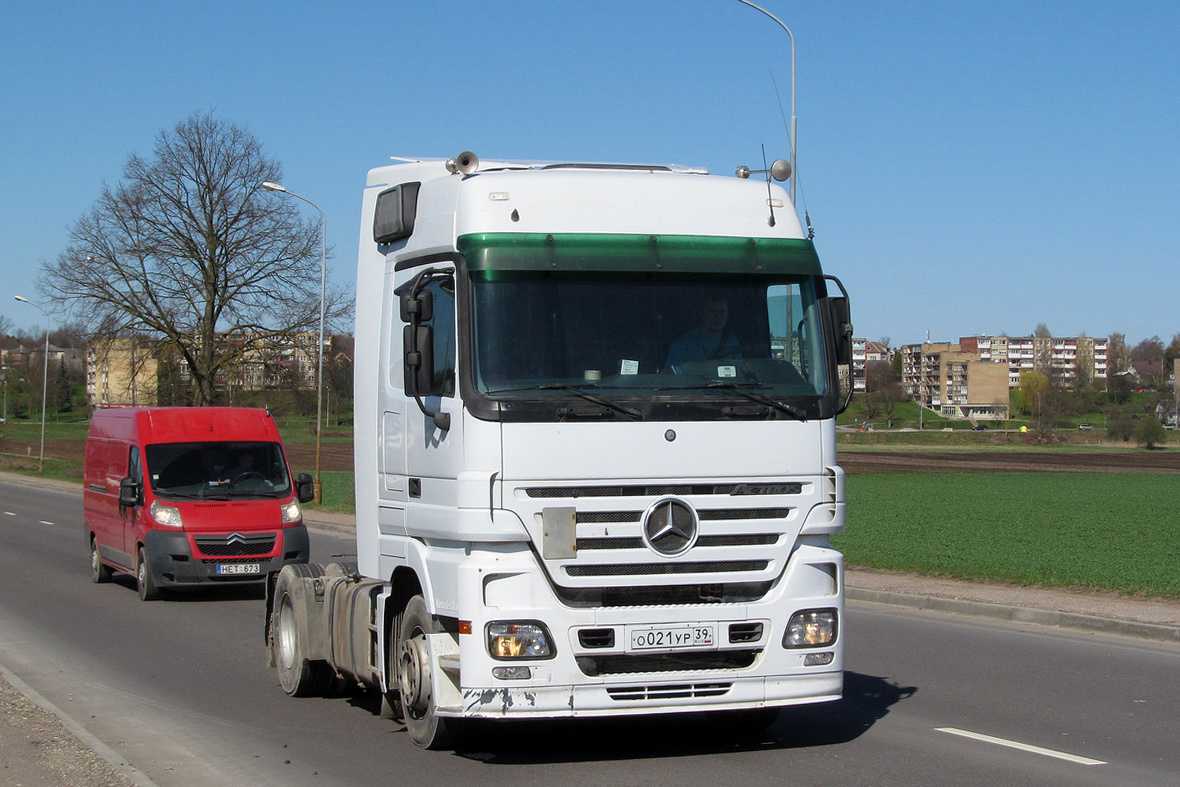 Калининградская область, № О 021 УР 39 — Mercedes-Benz Actros ('2003) 1844