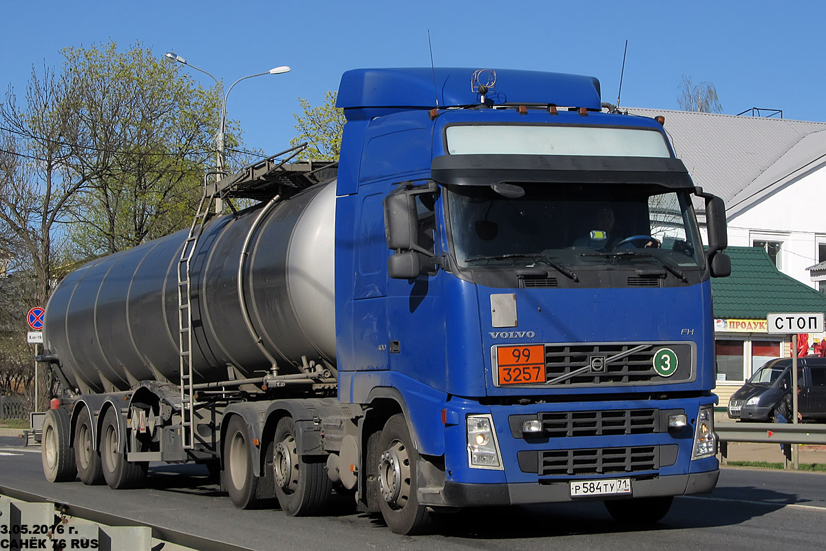 Тульская область, № Р 584 ТУ 71 — Volvo ('2002) FH12.400