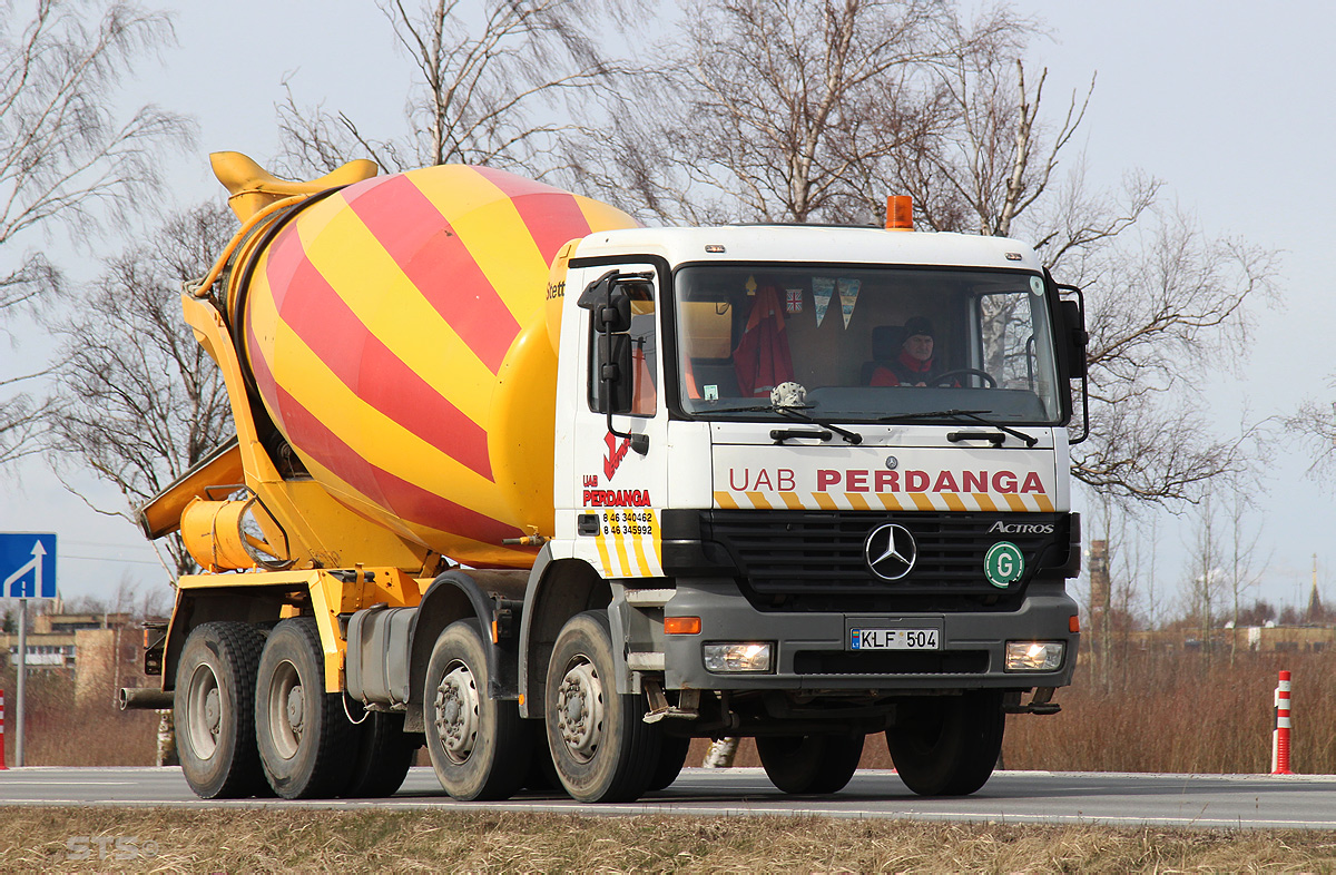 Литва, № KLF 504 — Mercedes-Benz Actros ('1997)
