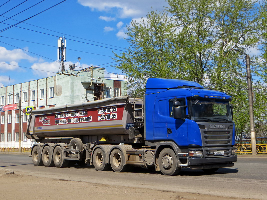 Кировская область, № С 683 РА 43 — Scania ('2013) G440