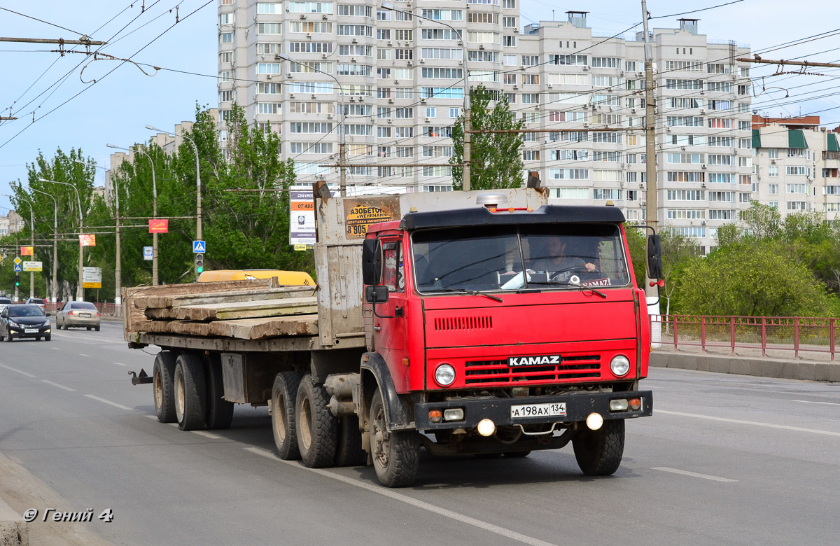 Волгоградская область, № А 198 АХ 134 — КамАЗ-5410