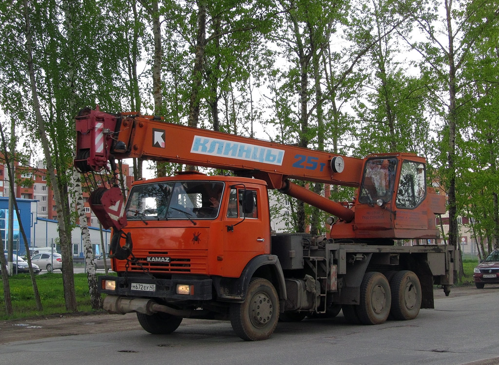 Калужская область, № М 672 ЕУ 40 — КамАЗ-55111-15 [55111R]