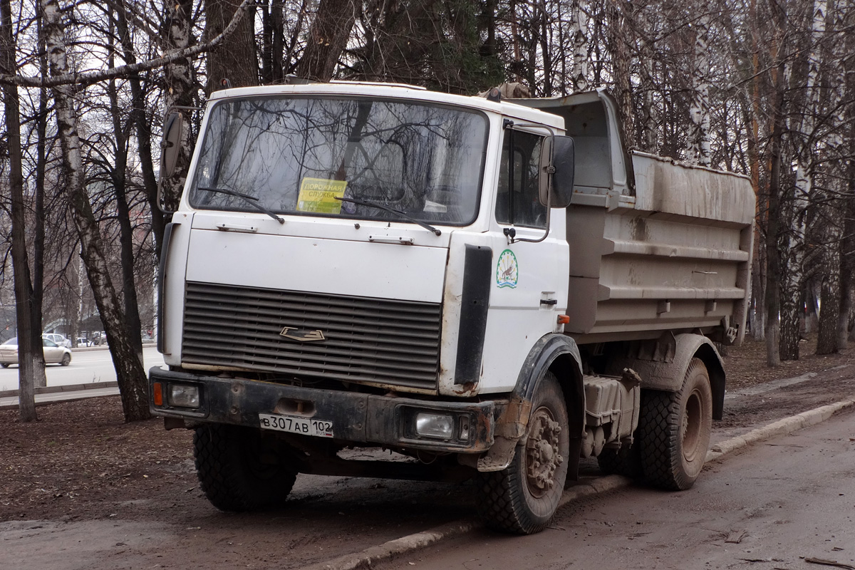 Башкортостан, № В 307 АВ 102 — МАЗ-555102