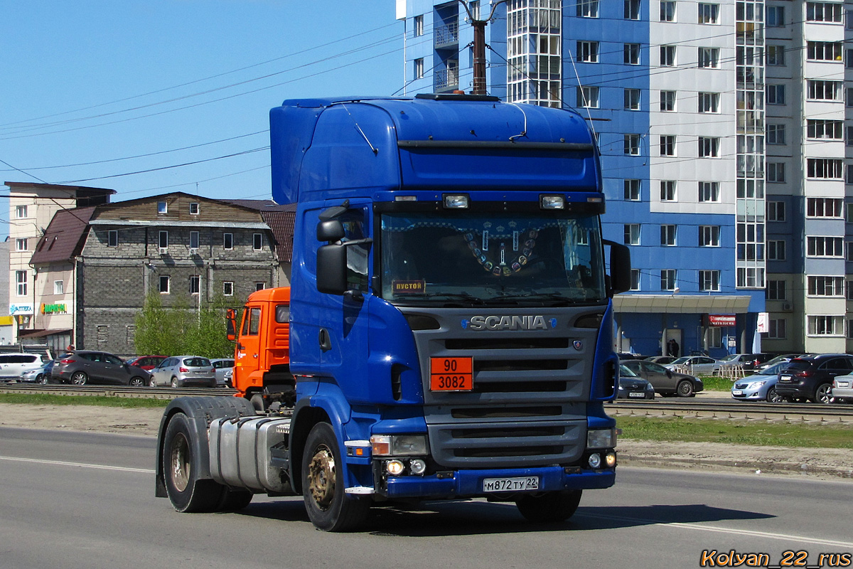 Алтайский край, № М 872 ТУ 22 — Scania ('2004, общая модель)