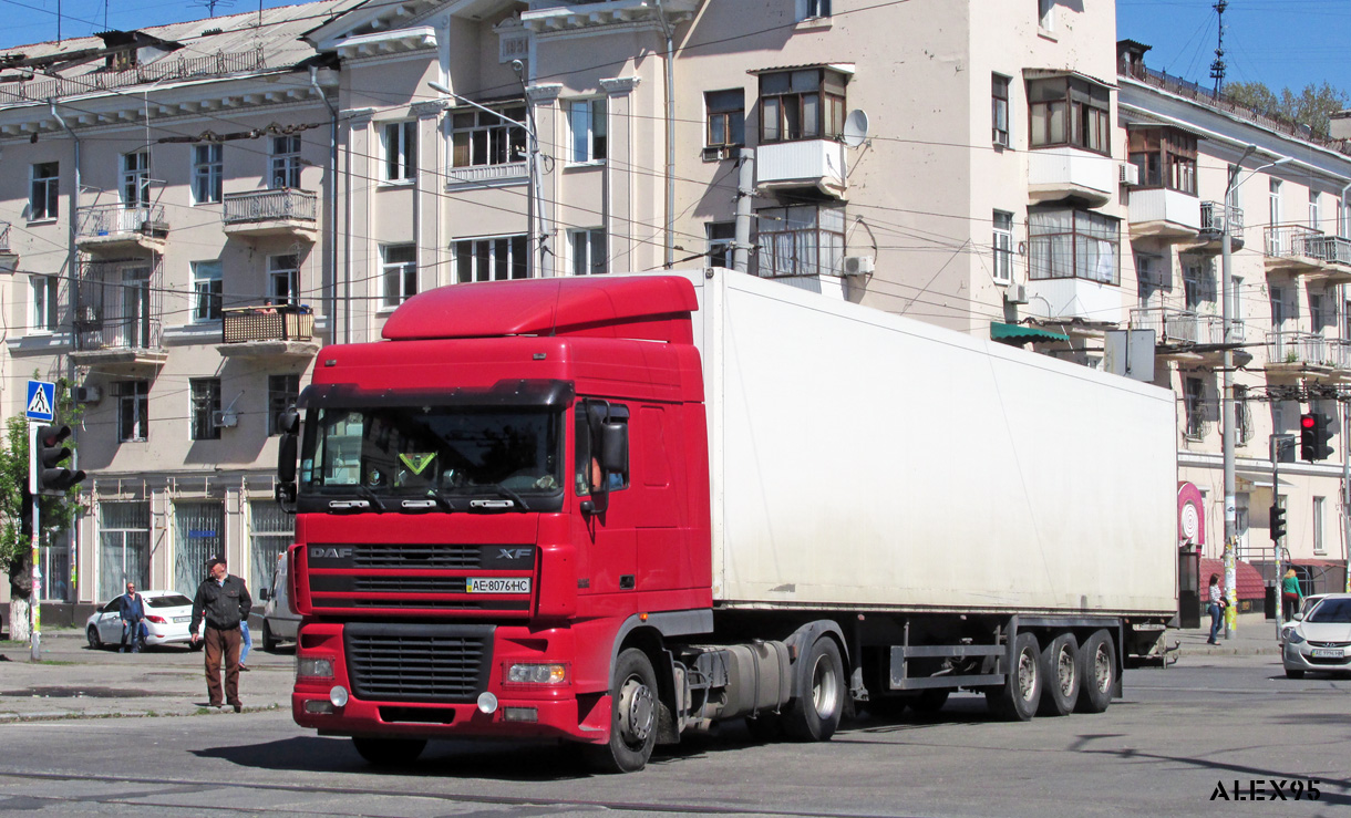 Днепропетровская область, № АЕ 8076 НС — DAF XF95 FT