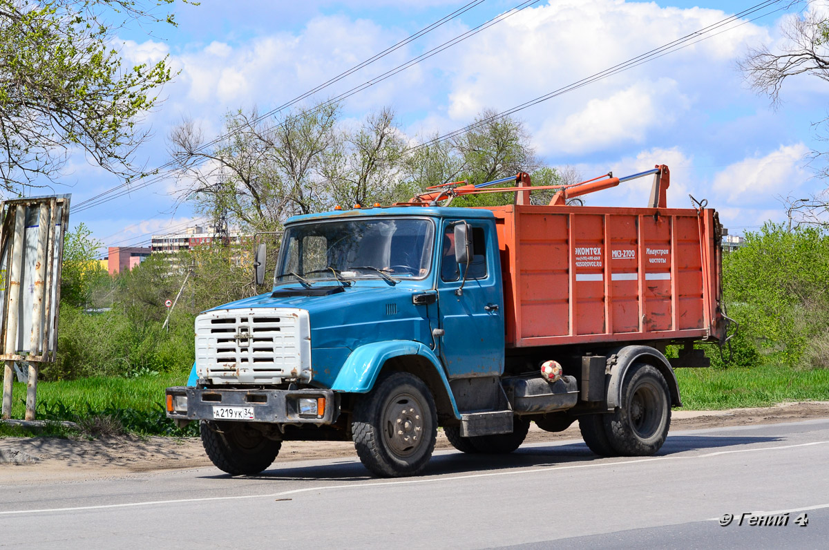 Волгоградская область, № А 219 УК 34 — ЗИЛ-432932