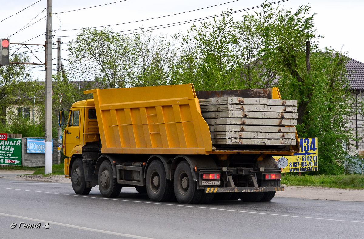 Волгоградская область, № С 994 ВЕ 34 — КамАЗ-65201 [652010]