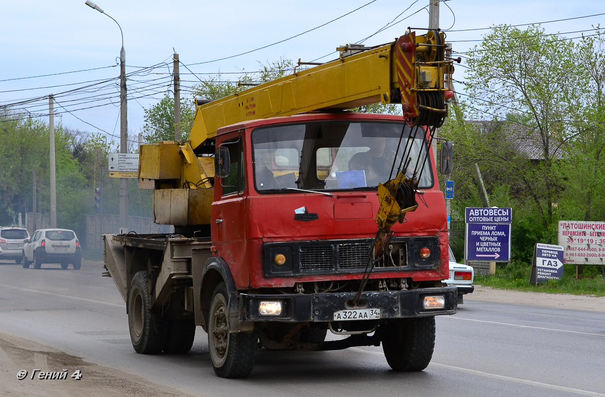 Волгоградская область, № А 322 АА 34 — МАЗ-5337 [533700]