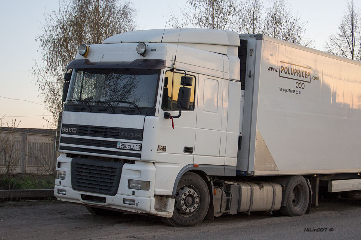 Туркестанская область, № 908 XLA 13 — DAF 95XF FT