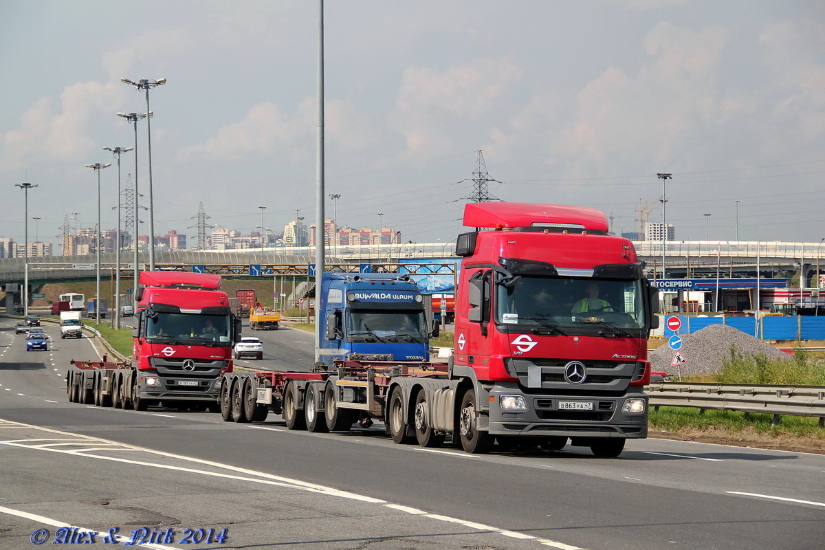 Ленинградская область, № В 863 УА 47 — Mercedes-Benz Actros ('2009)