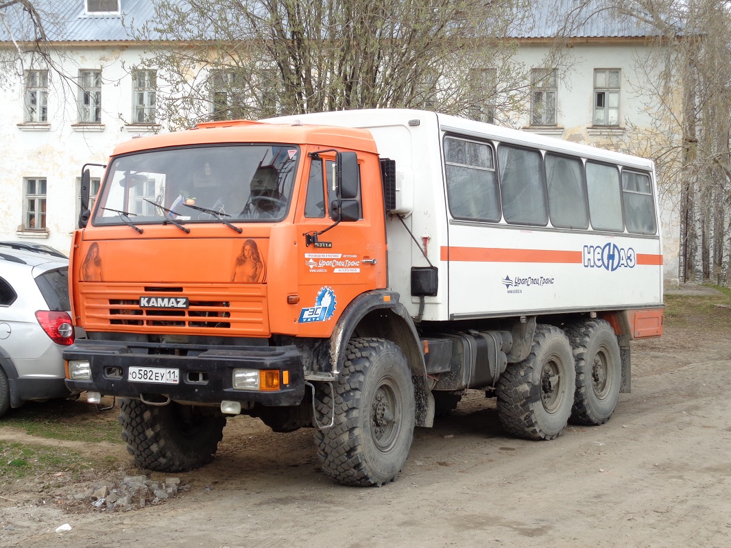 Коми, № О 582 ЕУ 11 — КамАЗ-43114-15 [43114R]