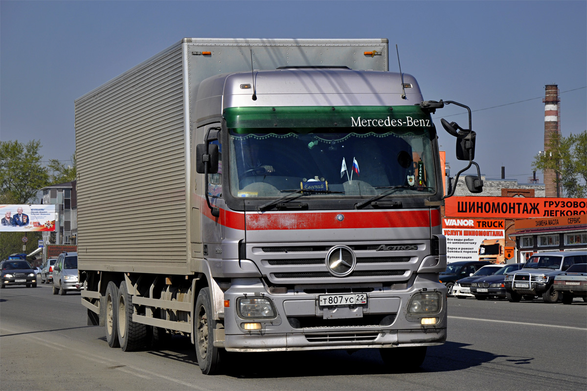 Алтайский край, № Т 807 УС 22 — Mercedes-Benz Actros ('2003) 2536