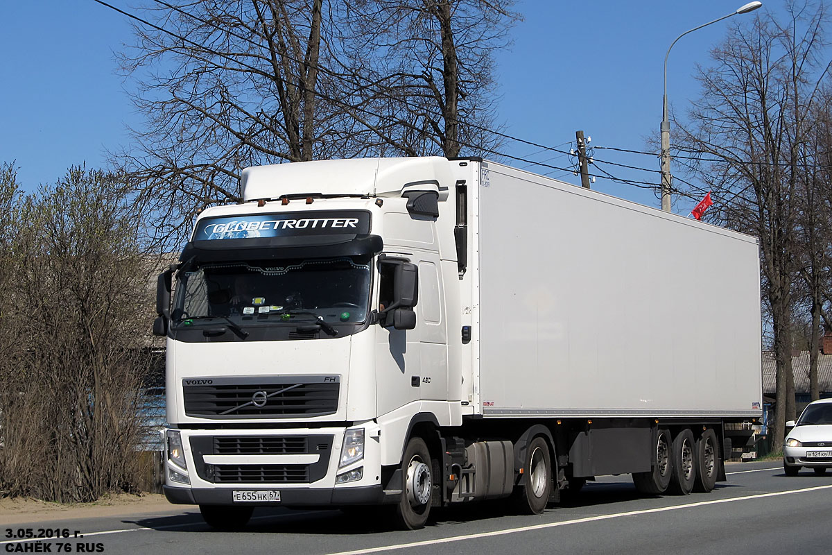 Смоленская область, № Е 655 НК 67 — Volvo ('2008) FH.460