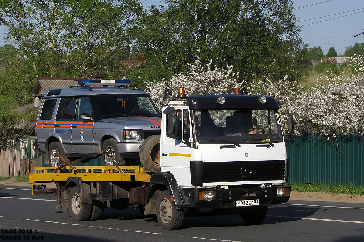 Ярославская область, № К 012 ЕК 51 — Mercedes-Benz LK (общ. мод.)