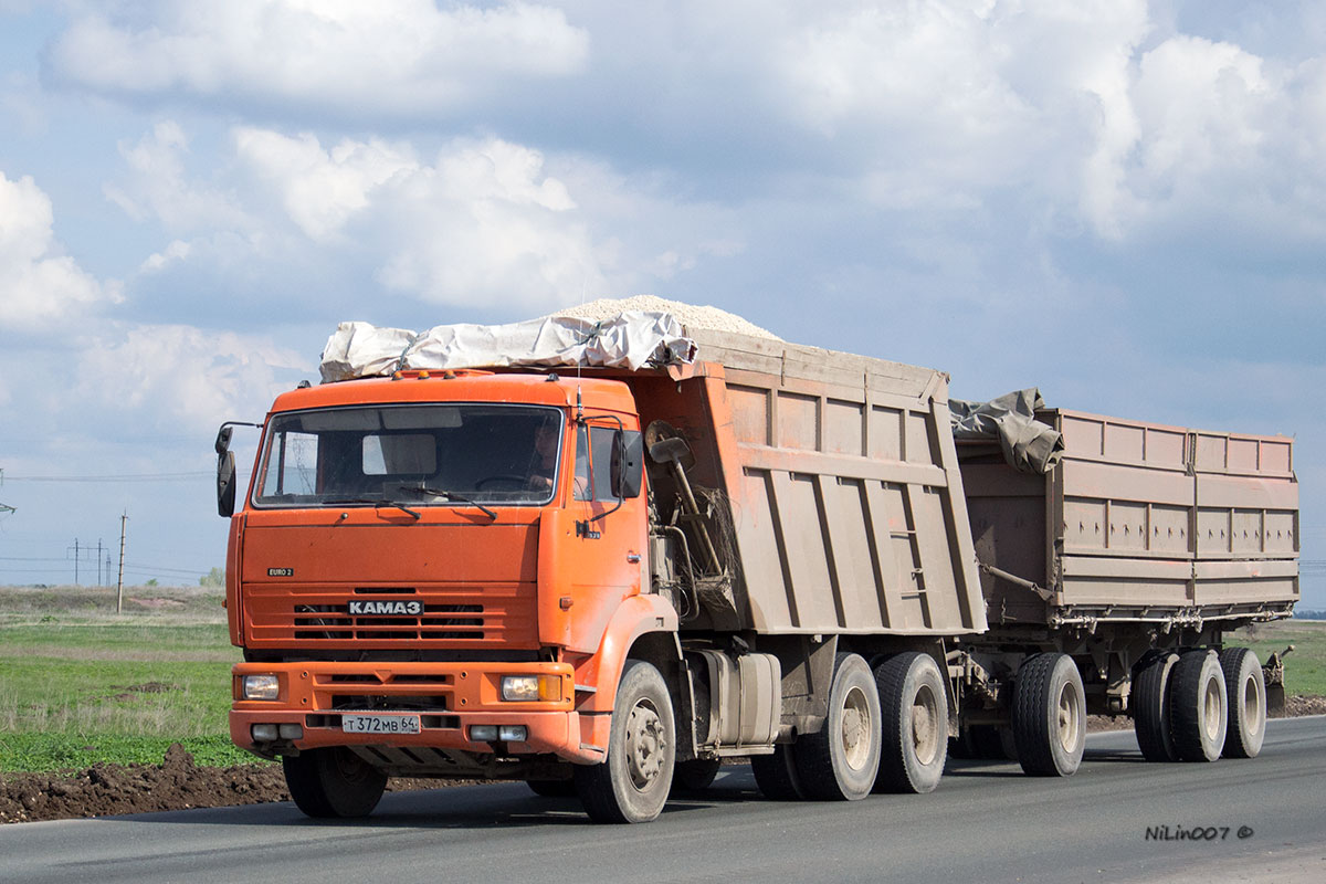 Саратовская область, № Т 372 МВ 64 — КамАЗ-6520 [652000]