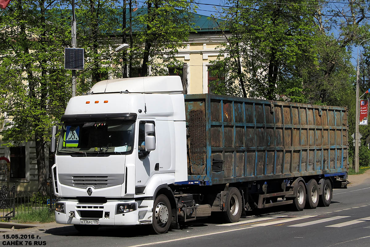 Санкт-Петербург, № В 336 РС 178 — Renault Premium ('2006) [X9P]