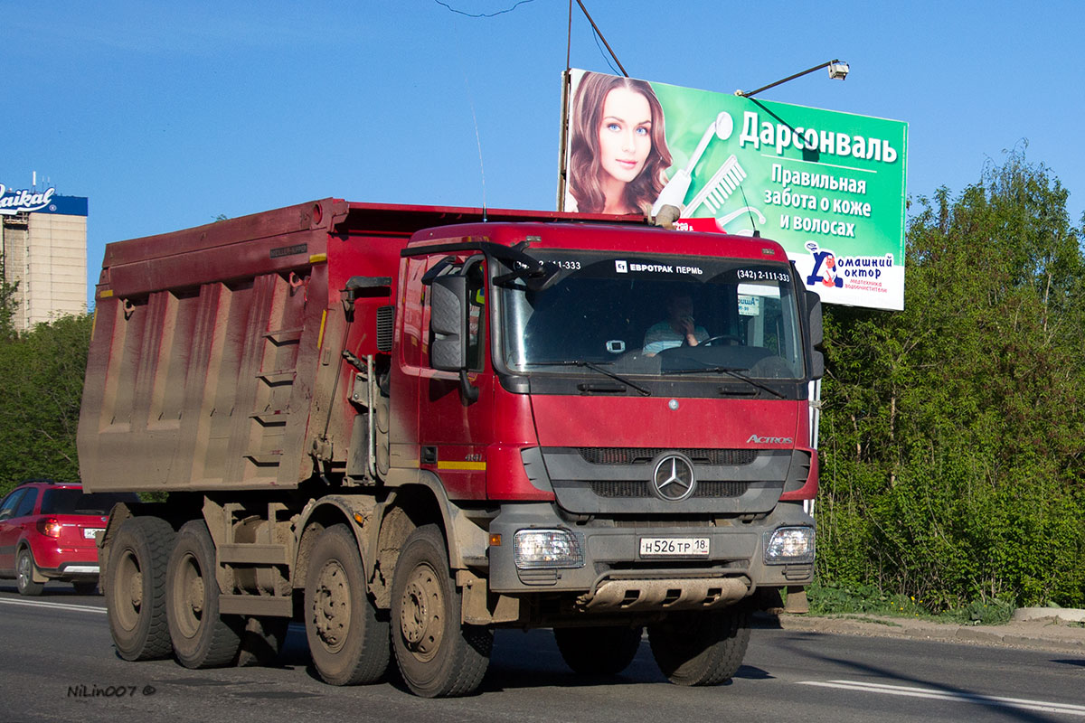 Удмуртия, № Н 526 ТР 18 — Mercedes-Benz Actros ('2009)