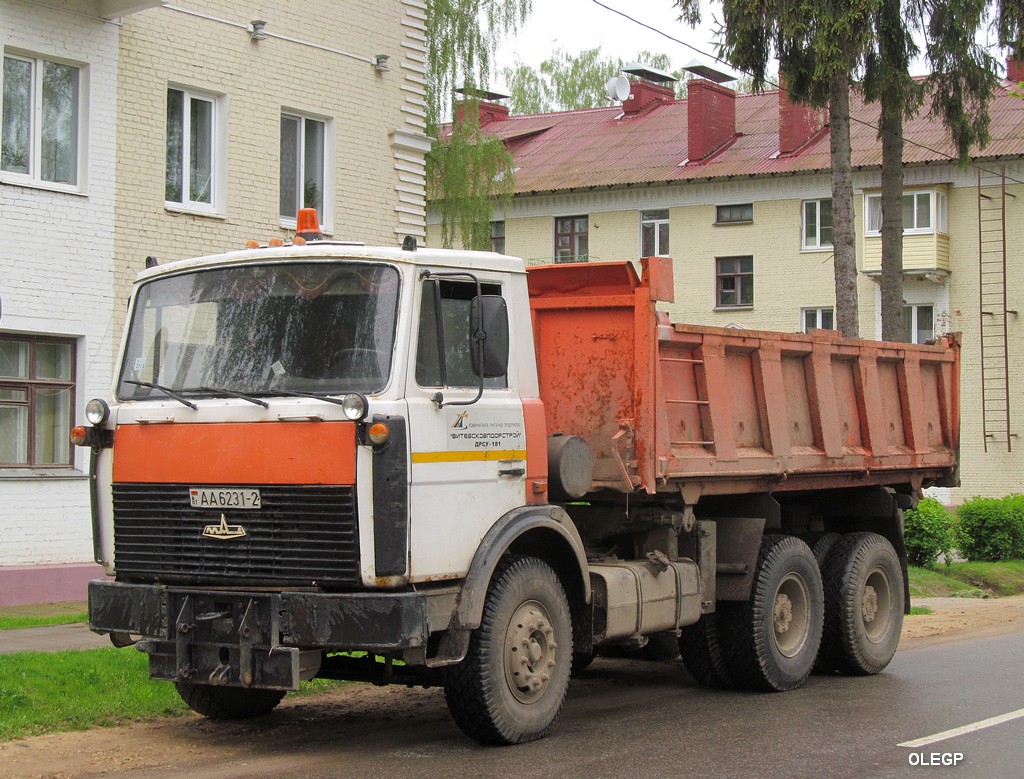 Витебская область, № АА 6231-2 — МАЗ-5516 (общая модель)