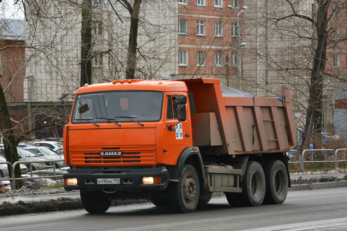 Пермский край, № Е 490 АЕ 159 — КамАЗ-65115-62