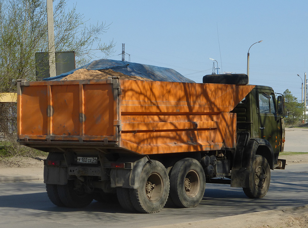 Волгоградская область, № У 102 СЕ 34 — КамАЗ-5511