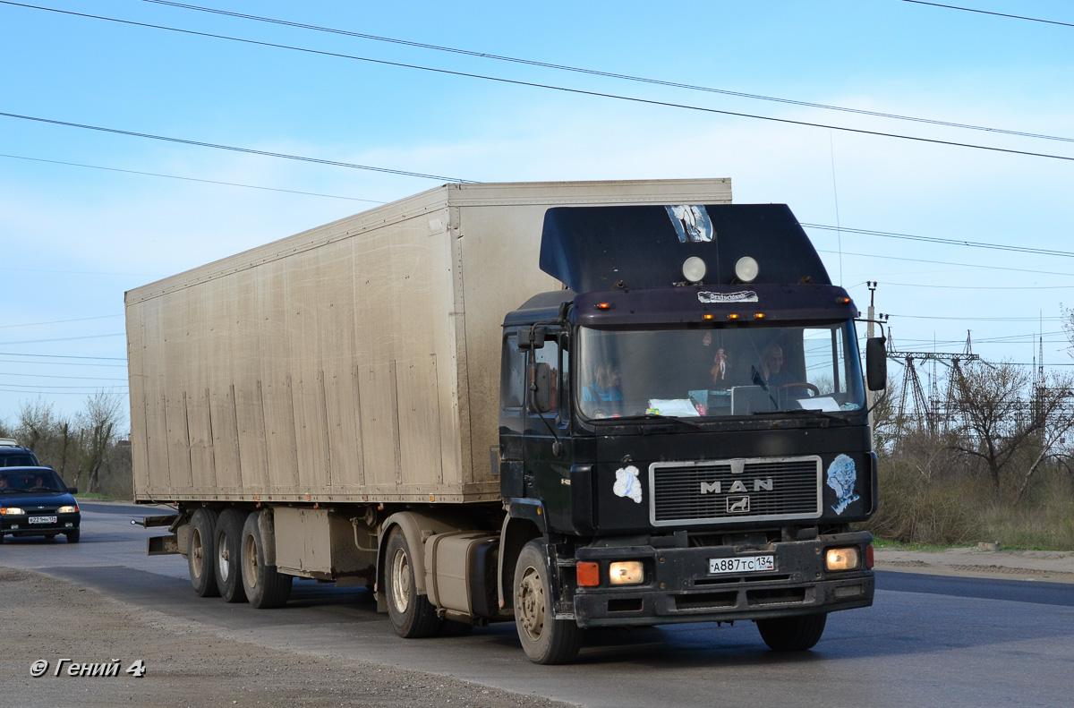 Волгоградская область, № А 887 ТС 134 — MAN F90 (общая модель)