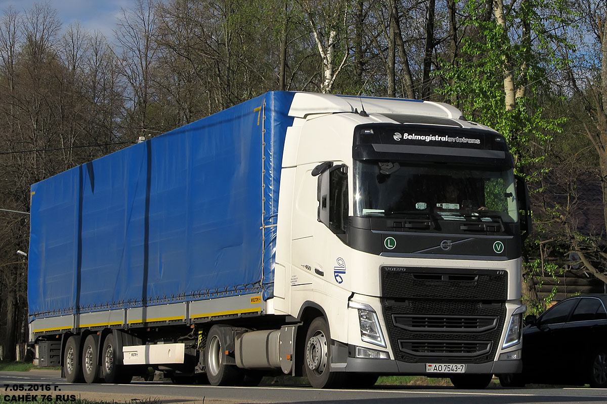 Минск, № АО 7543-7 — Volvo ('2012) FH.460