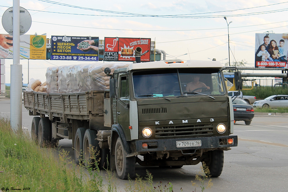 Саха (Якутия), № У 709 ЕВ 14 — КамАЗ-5410