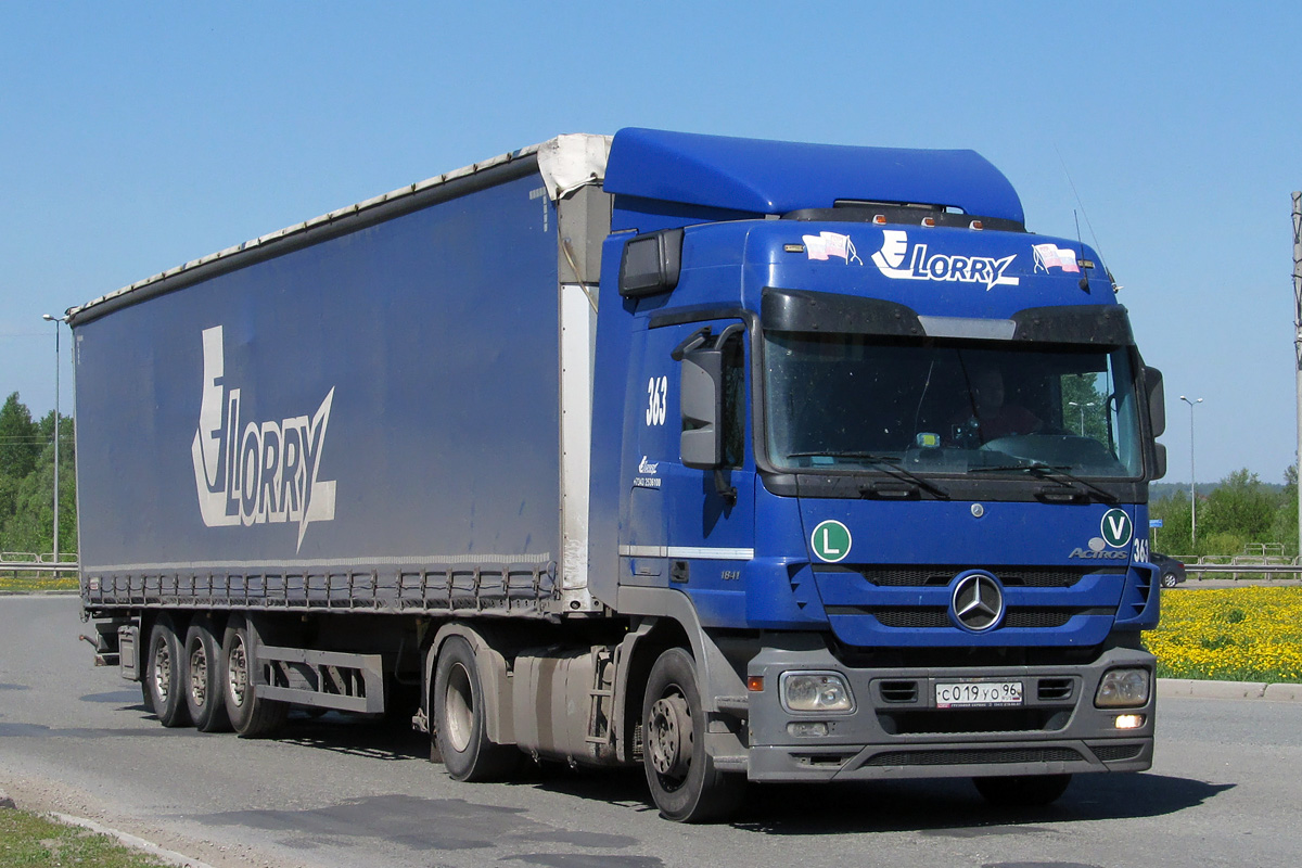 Свердловская область, № 363 — Mercedes-Benz Actros ('2009) 1841