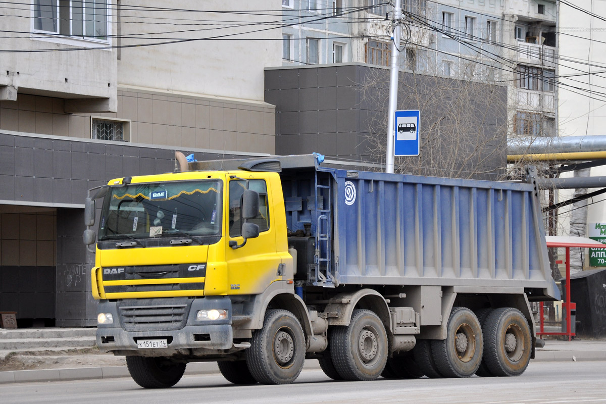 Саха (Якутия), № К 151 ЕТ 14 — DAF CF85 FAD