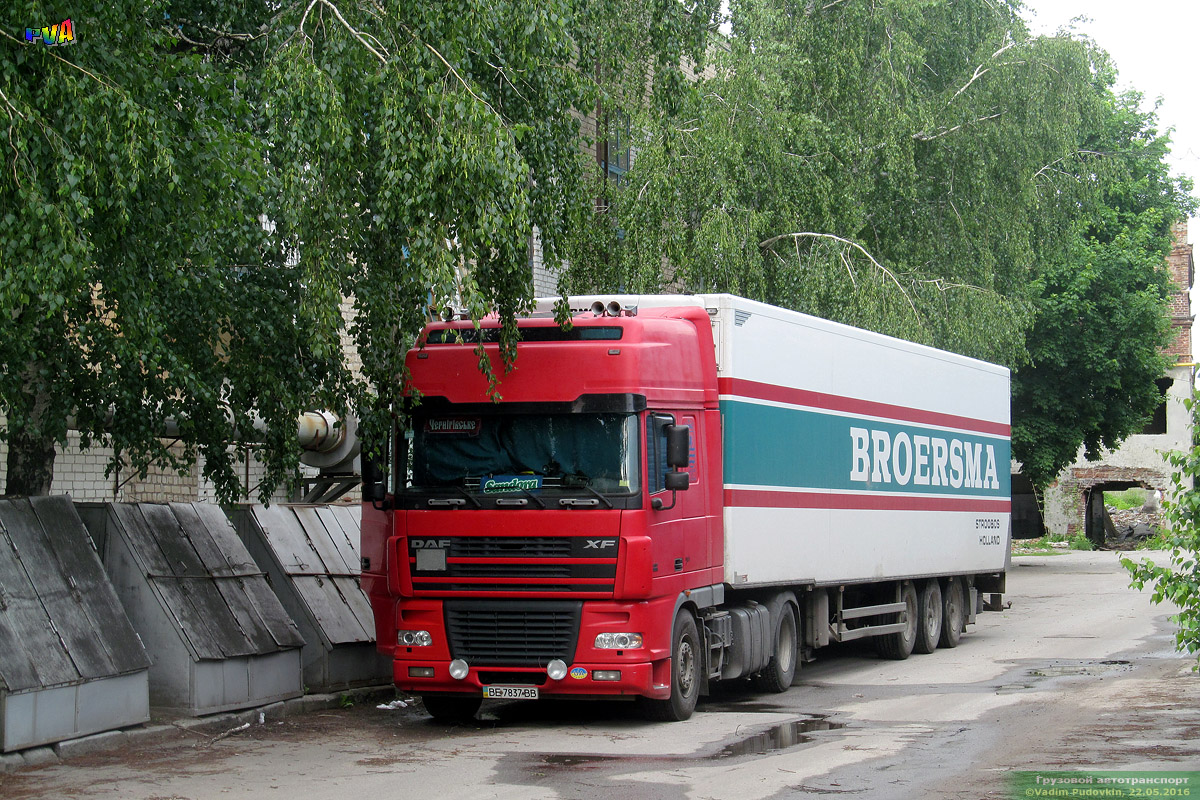 Николаевская область, № ВЕ 7837 ВВ — DAF XF95 FT